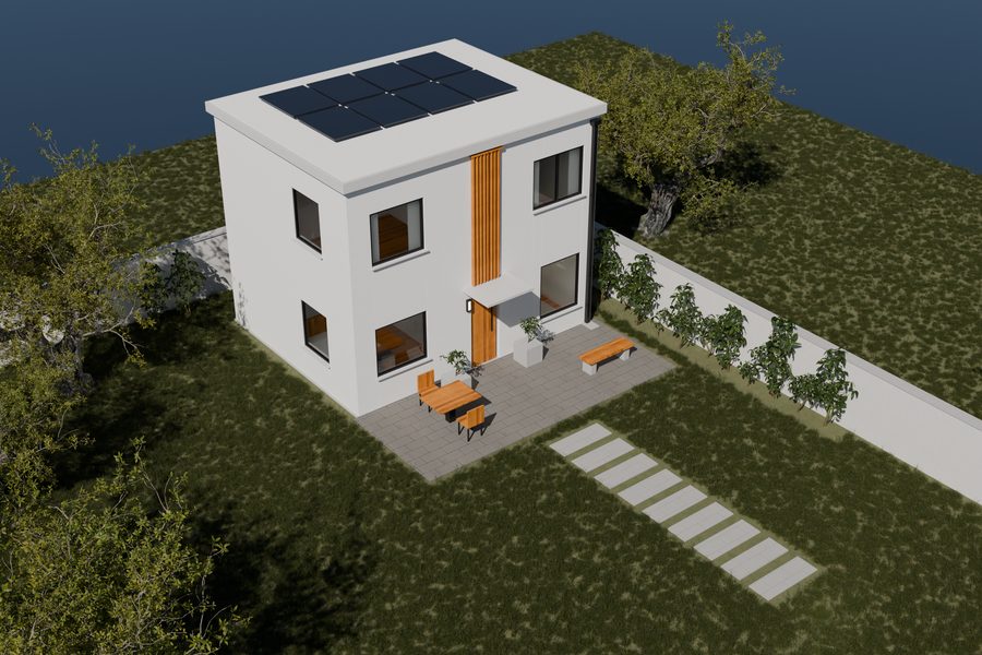 C2 aerial rendering