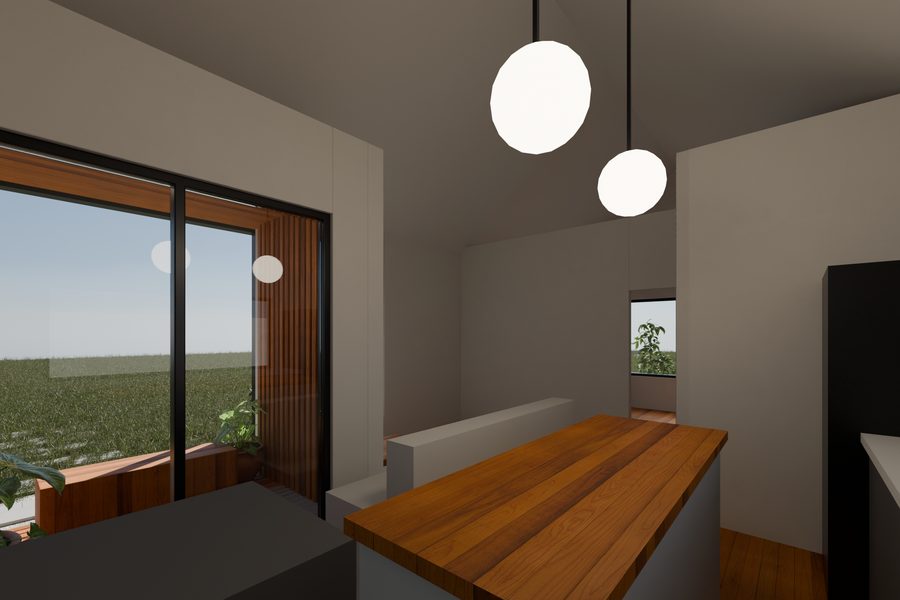 Gable Studio interior rendering