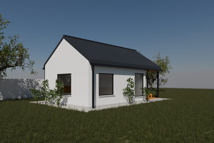 Gable Studio west side rendering